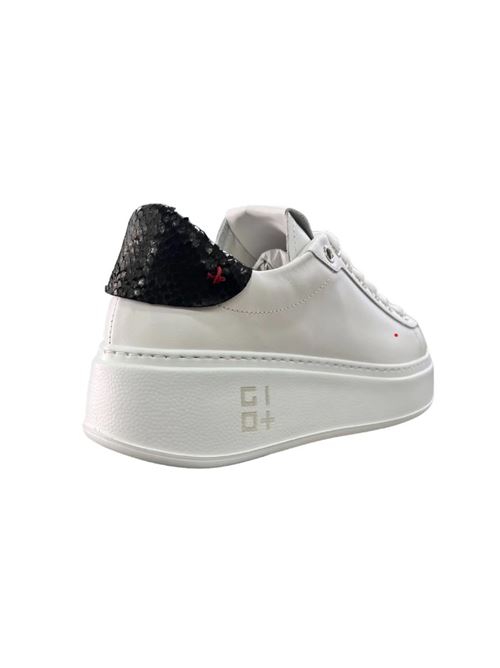 Sneakers con baffo nero Gio + GIO + | PIA56-BIANCO